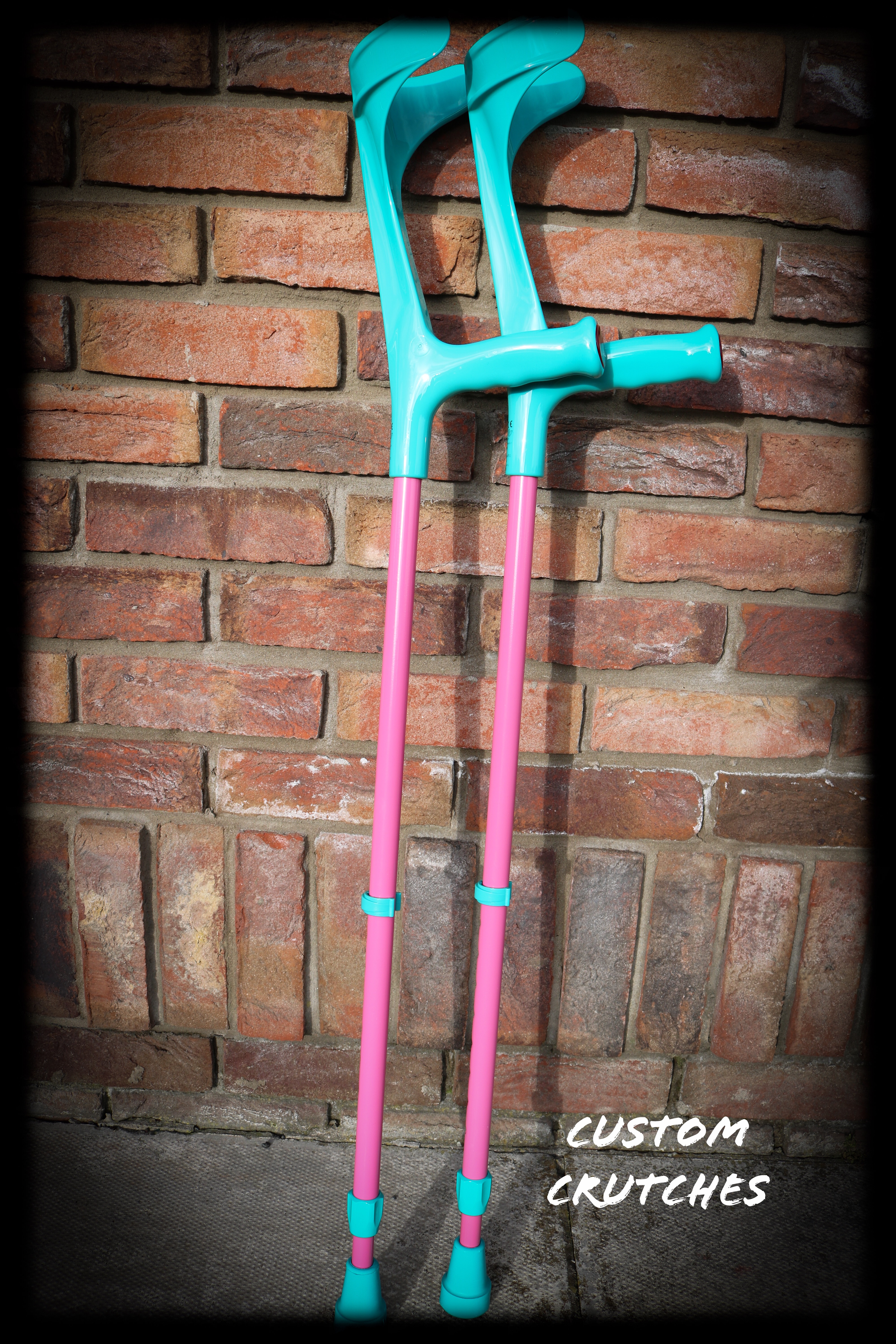 Kowsky Adult Forearm Crutch 222KL Ergo Grip Open Cuff Custom Crutches