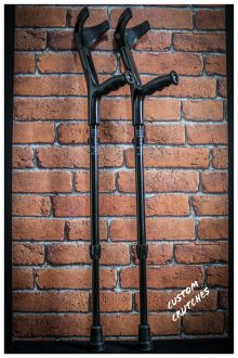 KOWSKY MINI PAEDIATRIC CRUTCHES (BLACK) 2025