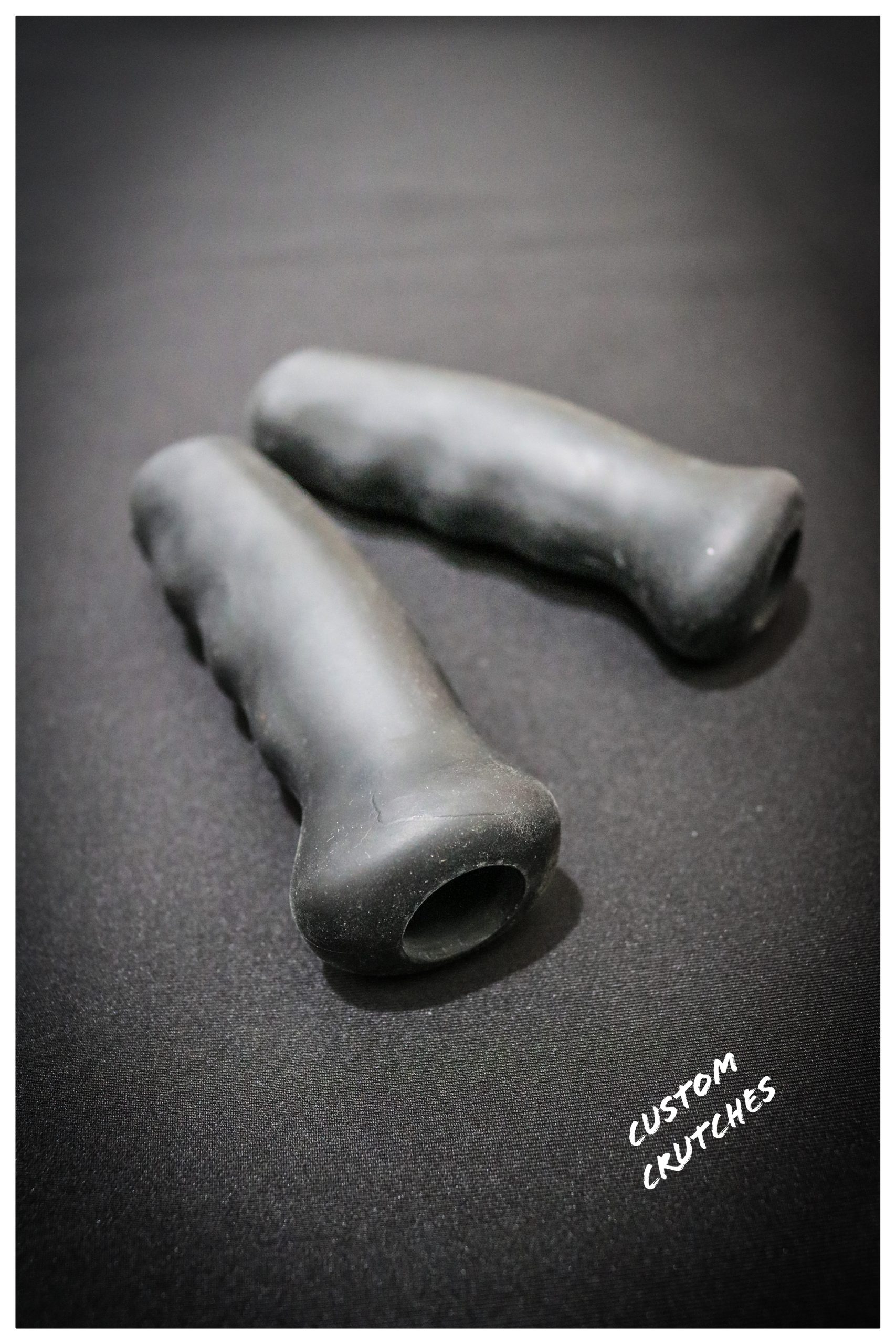 KOWSKY ERGO SOFT GRIP (PAIR) BLACK - Custom Crutches