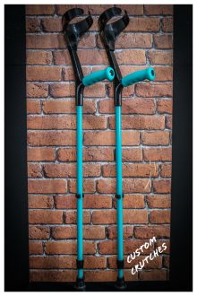 KOWSKY UNITED CLOSED CUFF CRUTCHES ERGO SOFT (2025) TURQUOISE