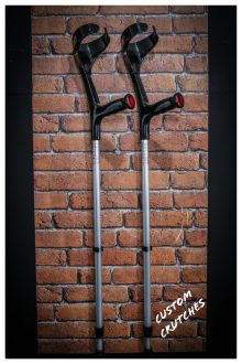 KOWSKY UNITED CLOSED CUFF ERGO GRIP CRUTCHES (2025) ALUMINIUM