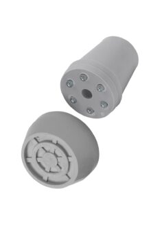 KOWSKY RUBBER CAPSULE WITH SPIKES AND PROTECTIVE COVER 16MM (PAIR) GREY